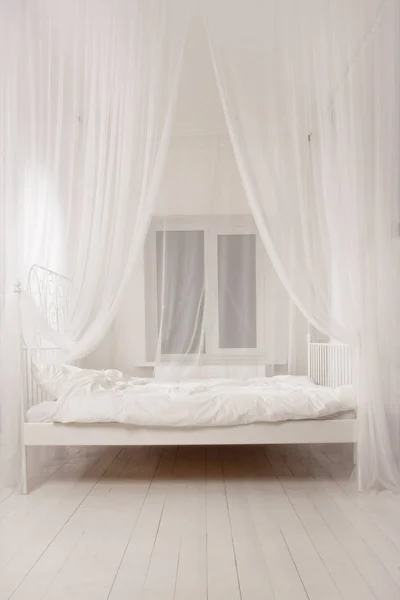 빈티지 스타일에 고급 스러운 침실 — 스톡 사진