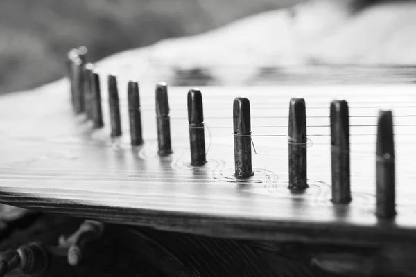 Cel mai vechi rus multi-string smuls instrument gusli — Fotografie, imagine de stoc