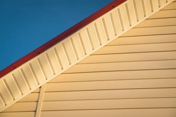 Bau des Daches des Hauses. — Stockfoto