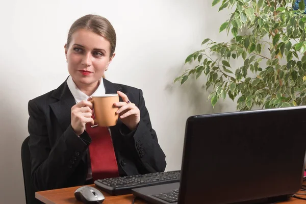 Atractiva mujer de negocios — Foto de Stock