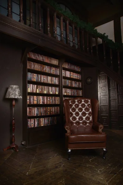Klasik Kütüphane Oda — Stok fotoğraf