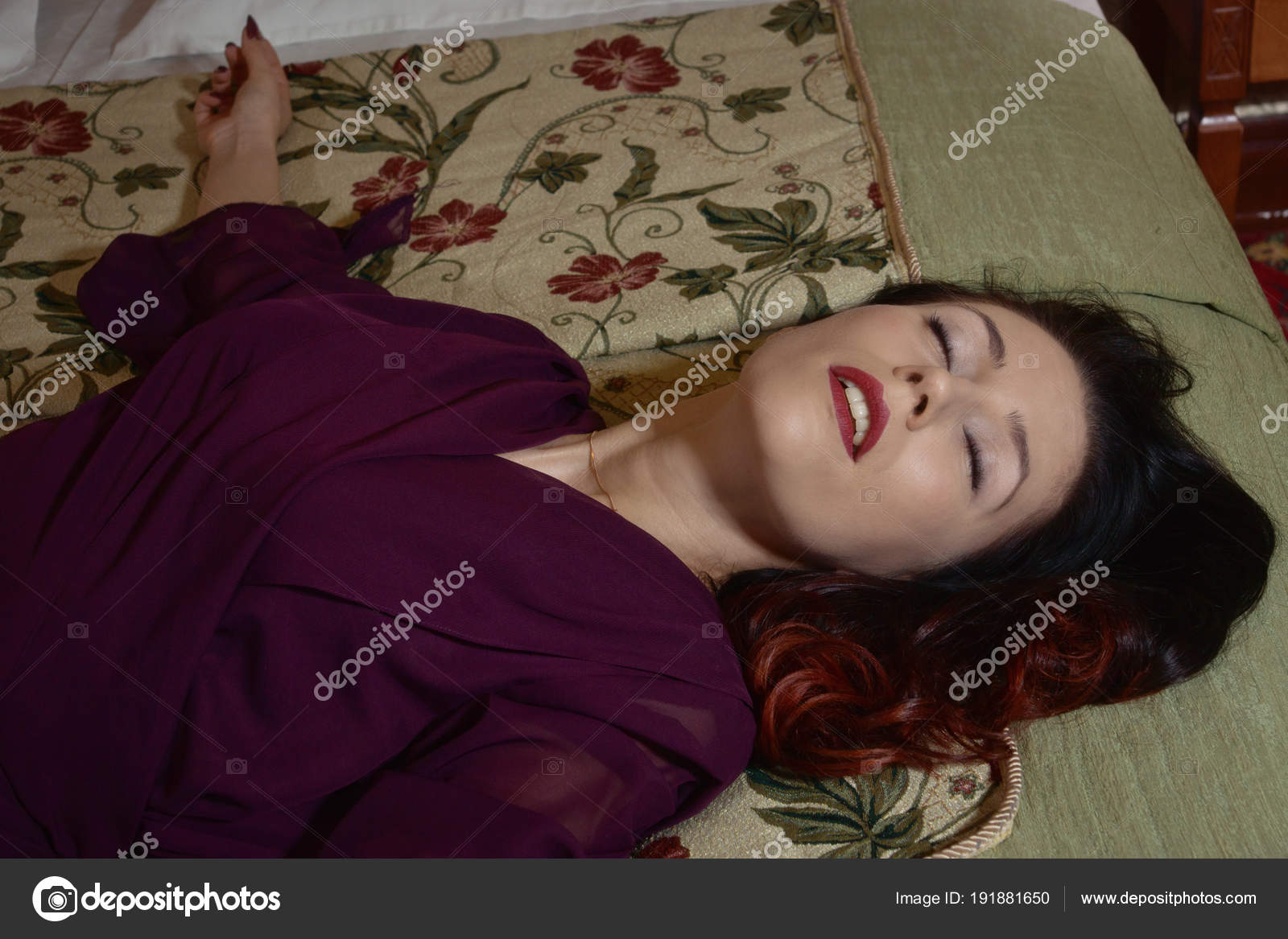 Sexual woman being strangled Stock Photo by © Demian 1918816