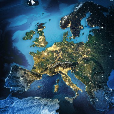 Europe uzay arka plan