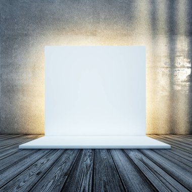 Modern ahşap podyum