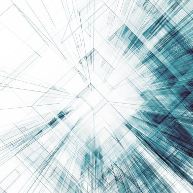 Soyut blueprint 3d