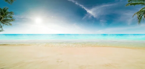 Havet morgon panorama — Stockfoto