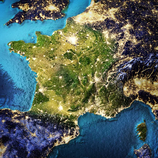 Francia sfondo spazio — Foto Stock