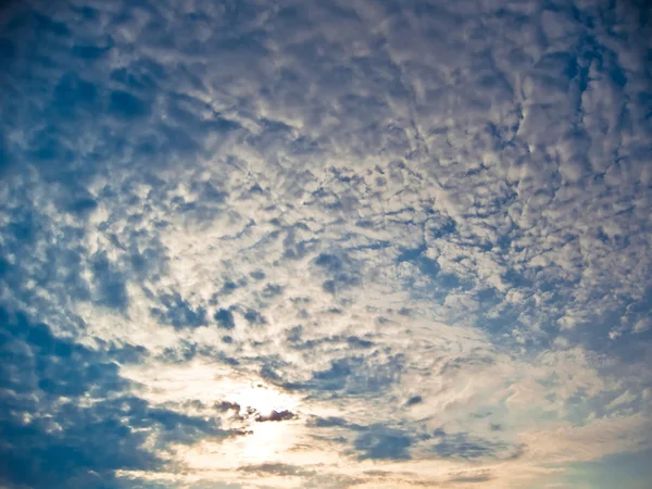 Sky ochtend wolken — Stockfoto