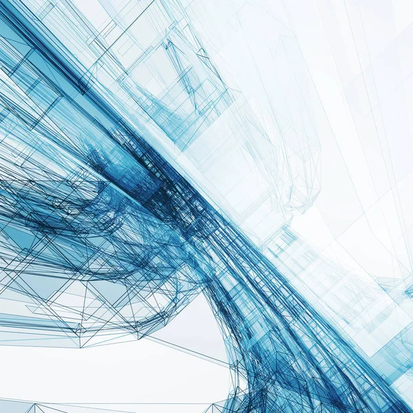 Transparent abstract 3d — Fotografie, imagine de stoc
