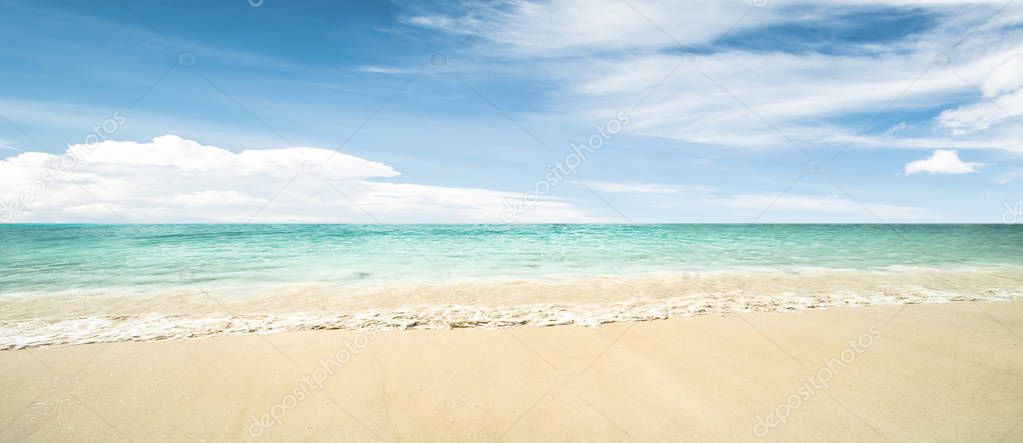 Sky and island beach