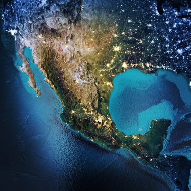 Meksika, Kuzey Amerika, ABD