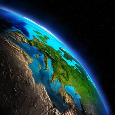 Planet Earth 3d space