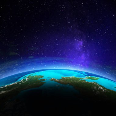 Planet Earth 3d space