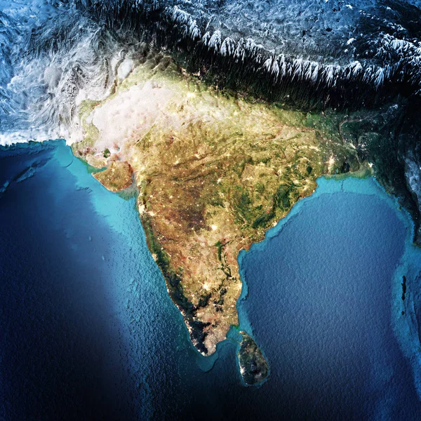 Intian alue 3d — kuvapankkivalokuva