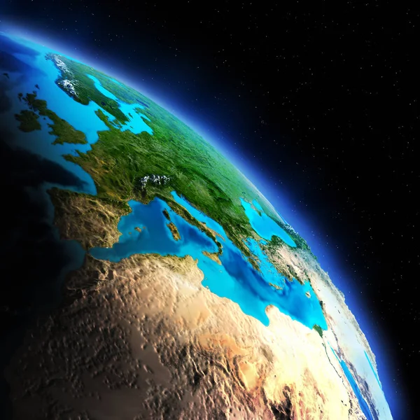 Dünyadan uzaya — Stok fotoğraf