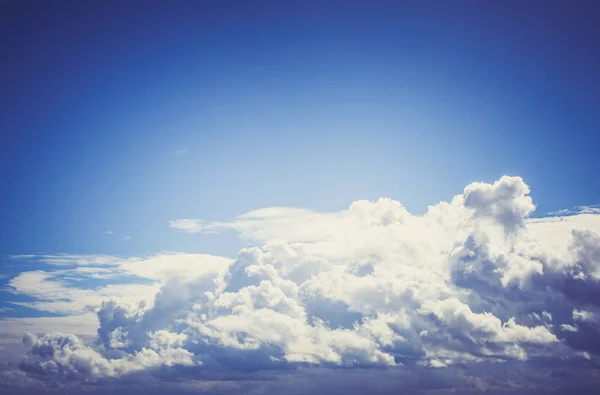 Bewölkter Himmel Wetter Panorama Hintergrund — Stockfoto