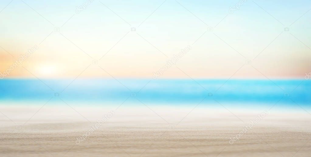 Tropical beach summer background