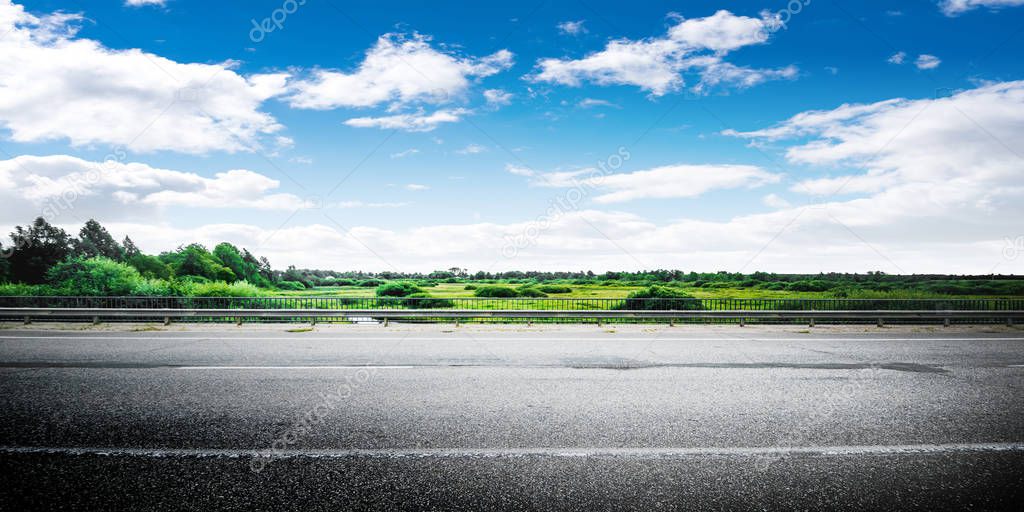 Beautiful highway road