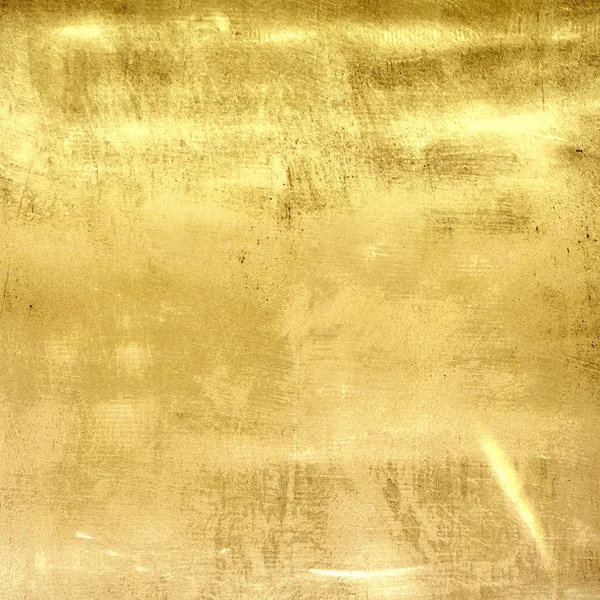 Gold Metall Grunge Wand Textur — Stockfoto