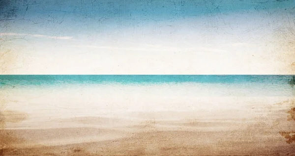 Praia tropical verão fundo — Fotografia de Stock