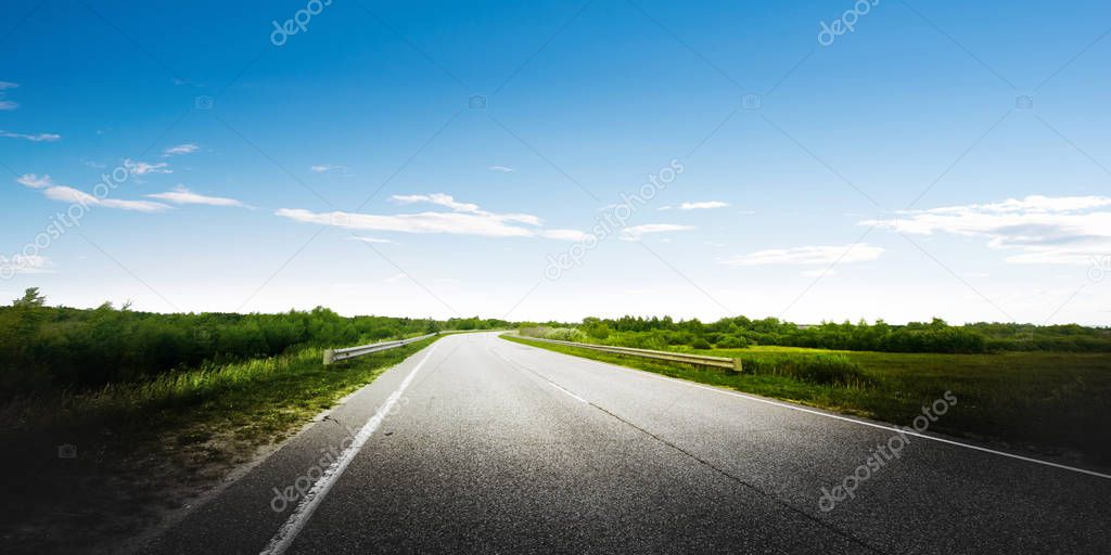 Road way forward direction