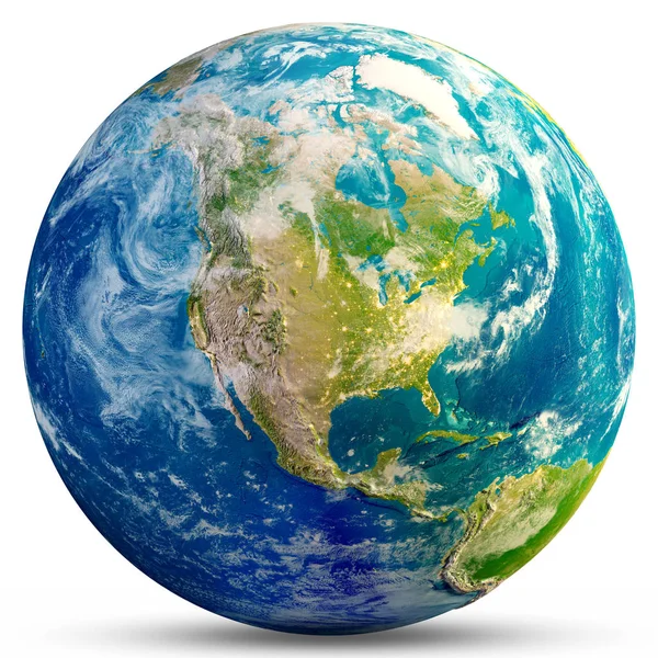 Planet Earth - USA — Stock Photo, Image