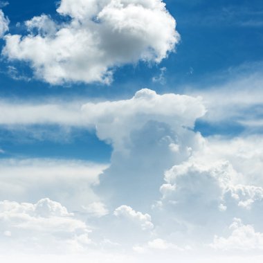 Mavi Gökyüzü ve Bulutlar