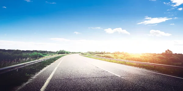 Road way forward direction — Stock Photo, Image