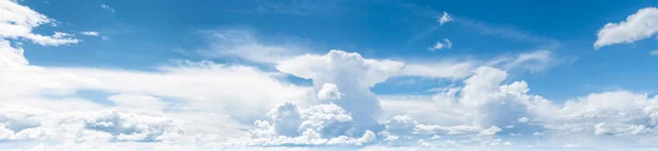 Summer sky art blue colors panorama — Stock Photo, Image