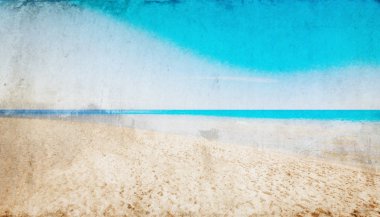 Beach antika arka plan manzara