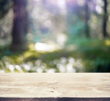 Yaz orman bokeh bulanıklık