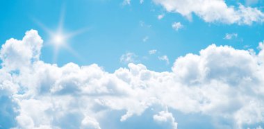 Gökyüzü bulutları sanat gündoğumu arkaplanı