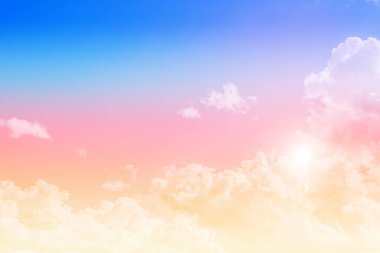 Renkli gökyüzü yaz artalanları