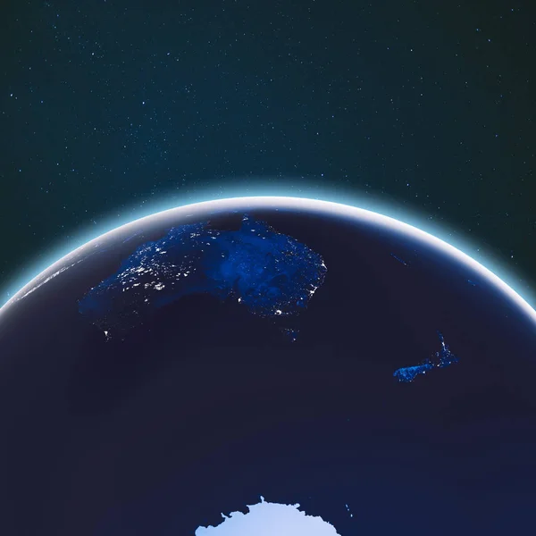 Erde aus dem All — Stockfoto