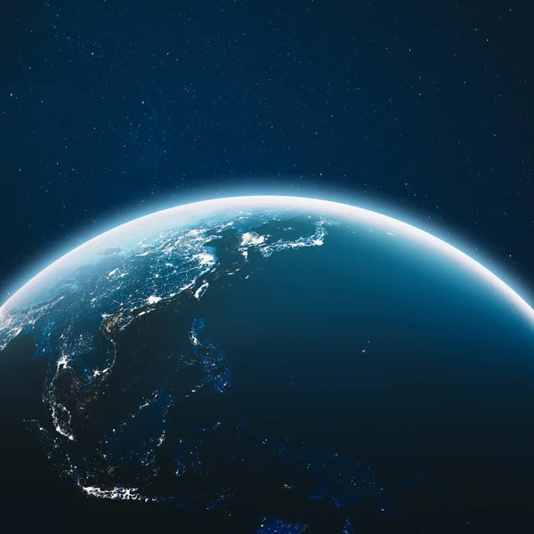 โลกจากอวกาศ — ภาพถ่ายสต็อก