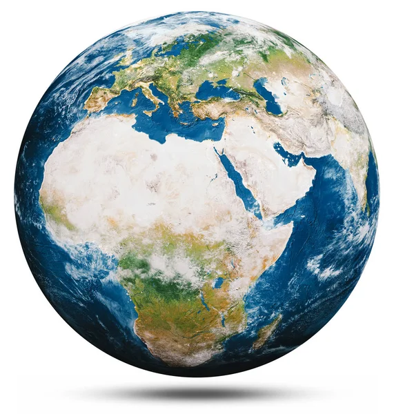 Pianeta Terra globo isolato — Foto Stock