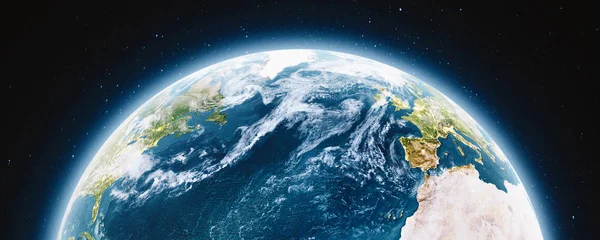 Planet earth şehir ışıkları