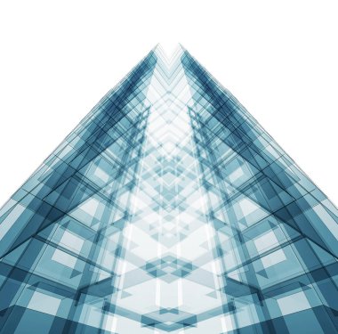 Mimari konsept projelerinin. 3D render