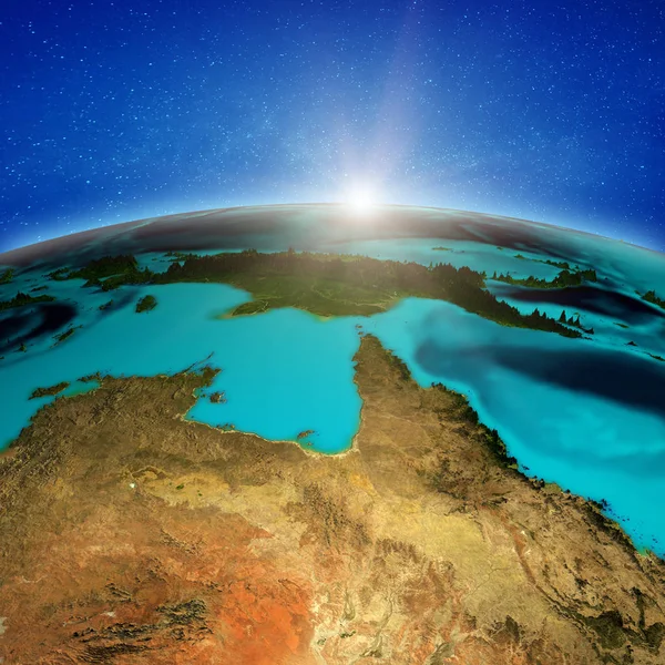 Severní Austrálie pozadí — Stock fotografie