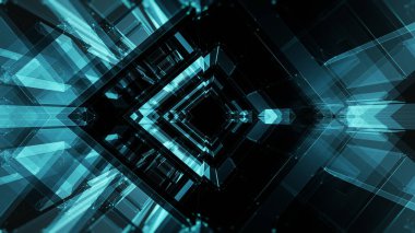 Mavi parlaklık satırları arka plan bulanıklık