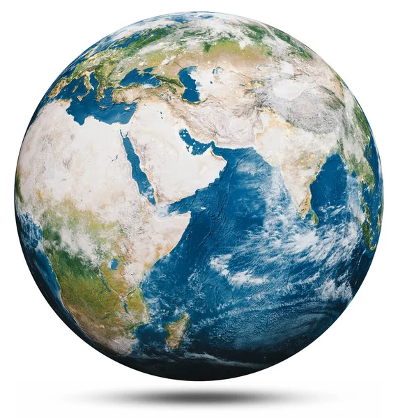 Planet Erde Globus isoliert — Stockfoto
