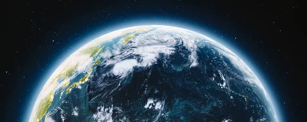 Планета Земля сіті лайтах — стокове фото