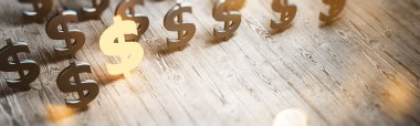 United States dollar. Money curency, receipts and savings