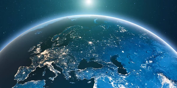 Tierra desde el espacio — Foto de Stock
