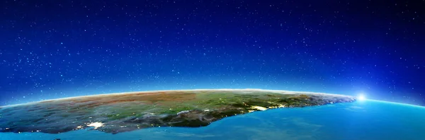 Planet Earth at night — Stock Photo, Image