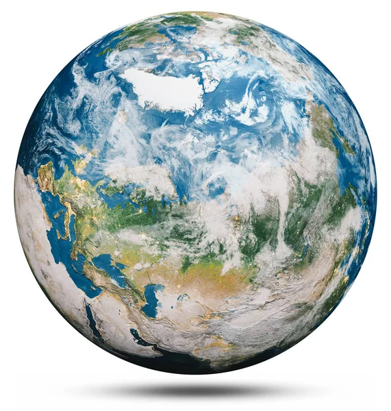 Planet Earth globe isolated — Stock Photo, Image