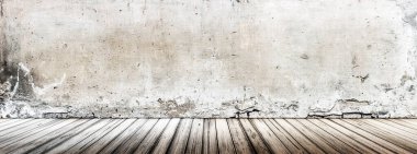 Eski oda arkaplanı. 3d oluşturma