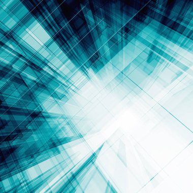 Soyut mimari 3d oluşturma