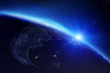 Dünya Haritası. 3D render