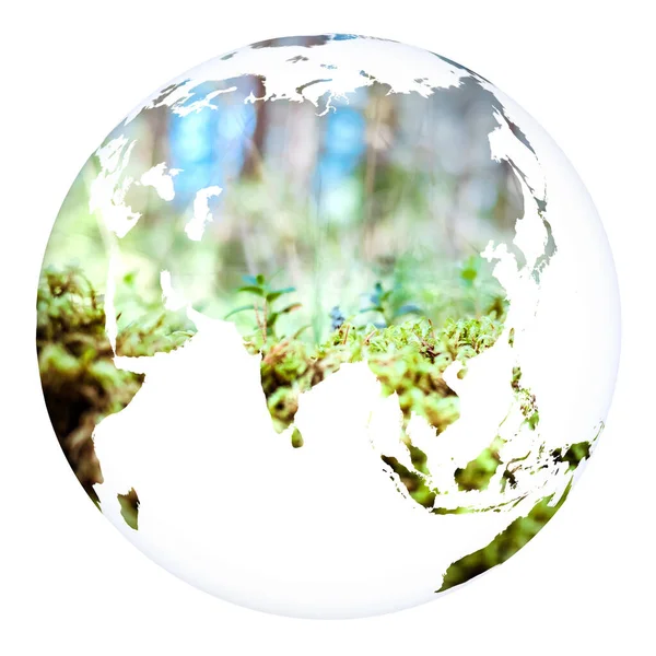 Welt Konzept Planet Erde 3D Rendering — Stockfoto